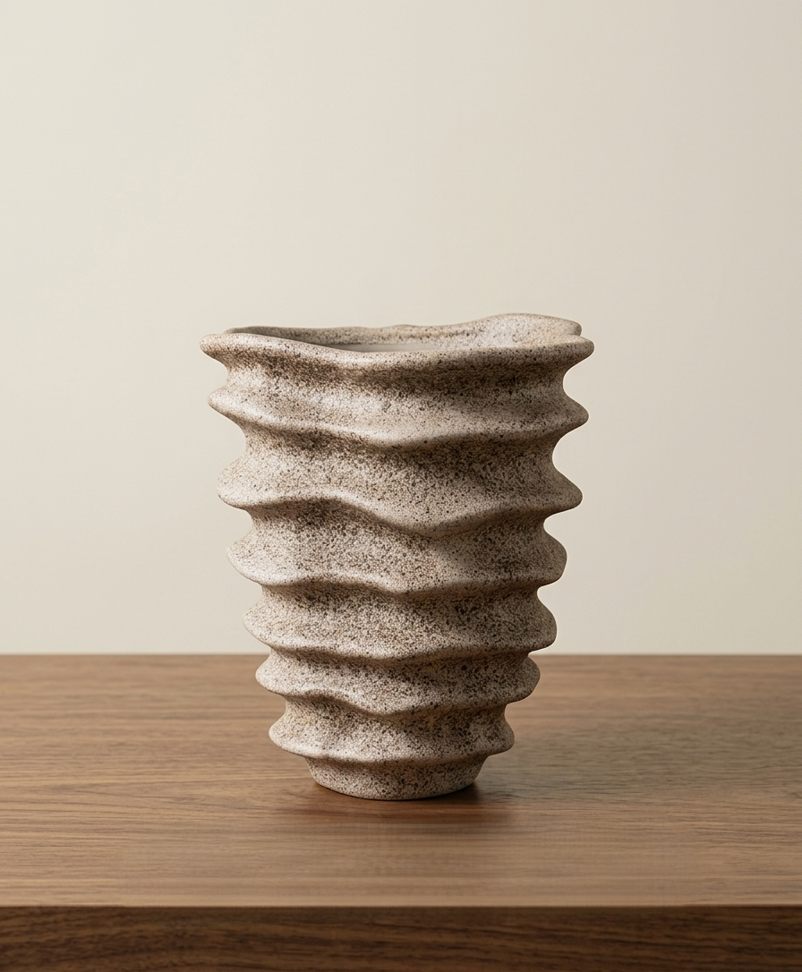 Sandstone Sculptural Vase