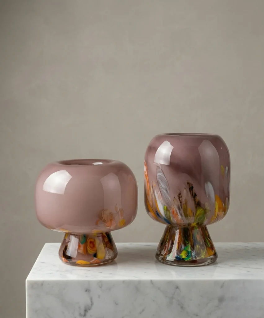 The Cosmic Amethyst Murrine Duo