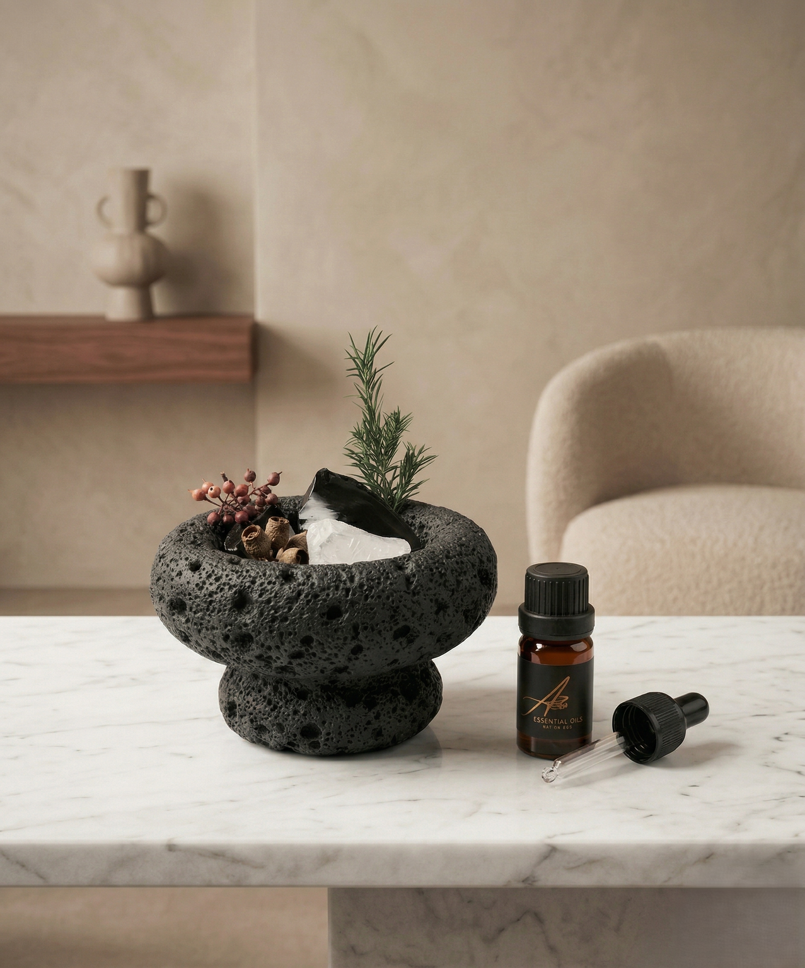 The Zen Ember: Volcanic Stone