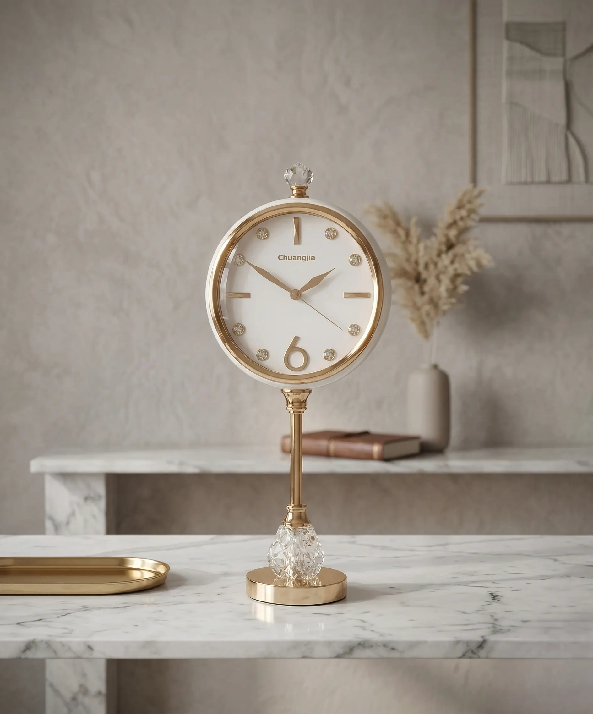 The Grand Lumina Pedestal Clock