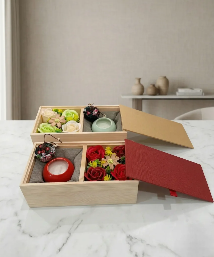 The Artisan Flora Scented Candle Box